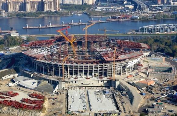 Минстрой проинспектировал ход строительства стадиона к ЧМ-2018 в Волгограде