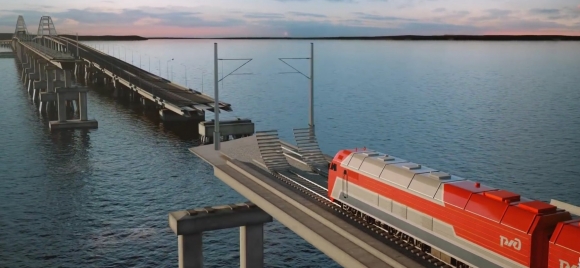 Строители начали сооружение железнодорожных пролетов Крымского моста