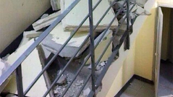 В жилом доме ФСК «Лидер» в Балашихе обрушилась стена