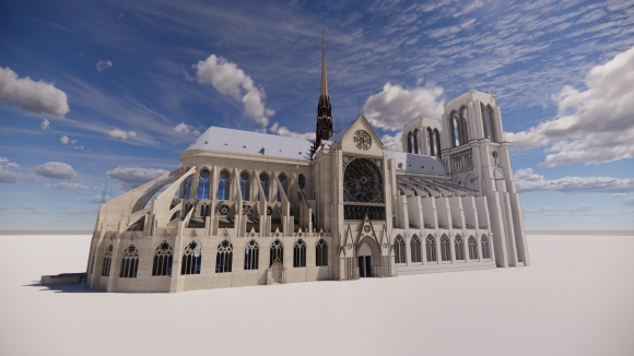Реставрация Собора Парижской Богоматери будет идти при помощи BIM-технологий