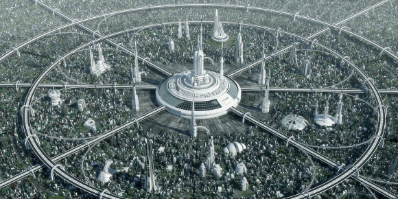 Кольцевой город будущего напечатают на  3D-принтере?