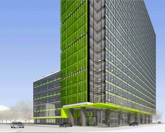 В Москве строится "зеленый" бизнес-центр